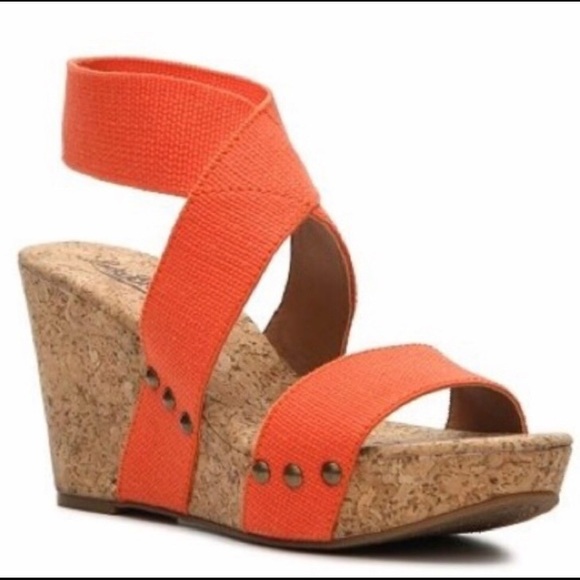 Lucky Brand Shoes - Lucky Brand Marinah Cork Wedges